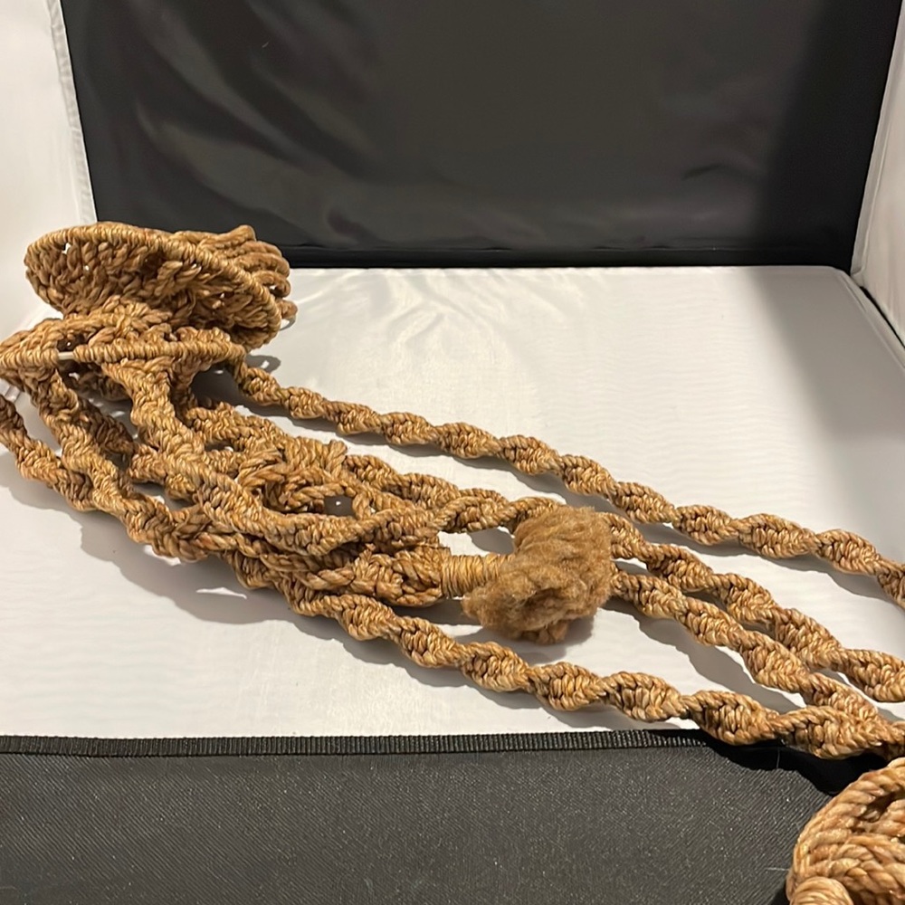 Macramé plant double plant hanger